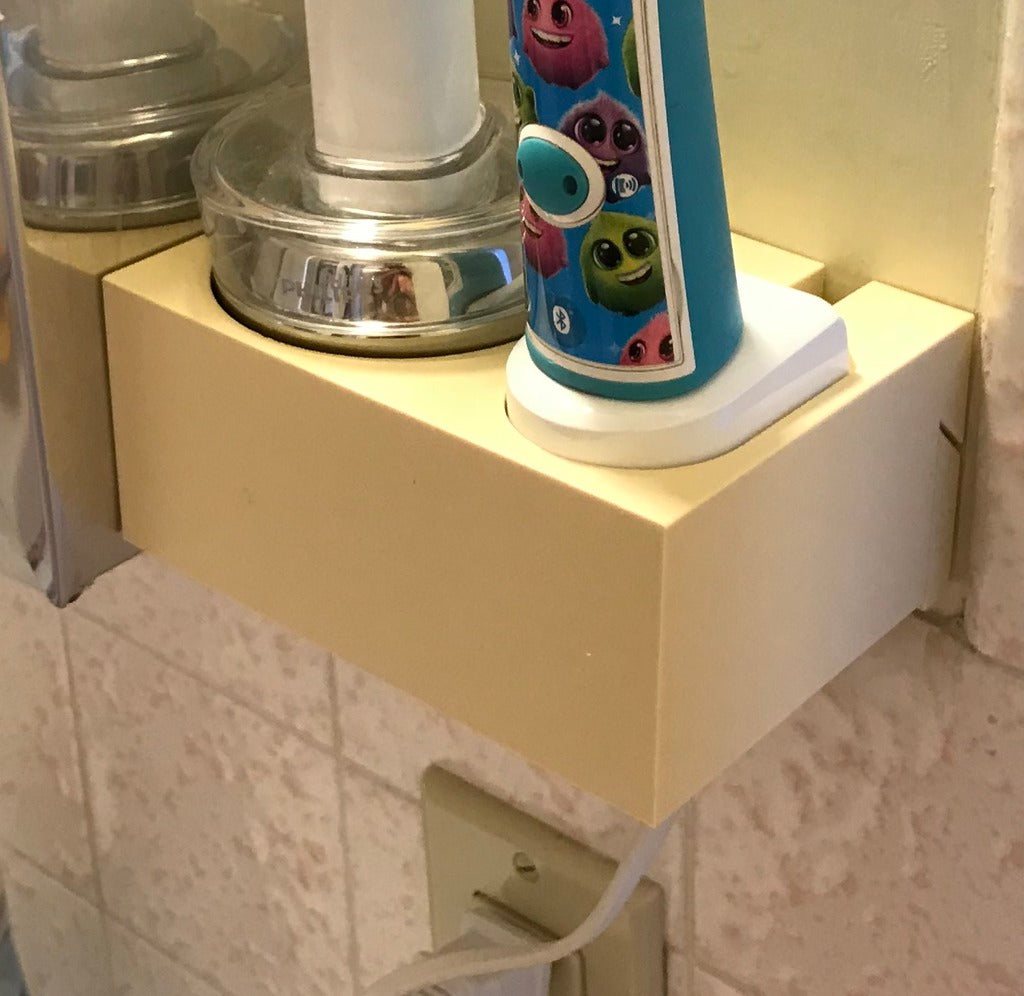 Caja de carga montada en la pared Sonicare para cepillos de dientes