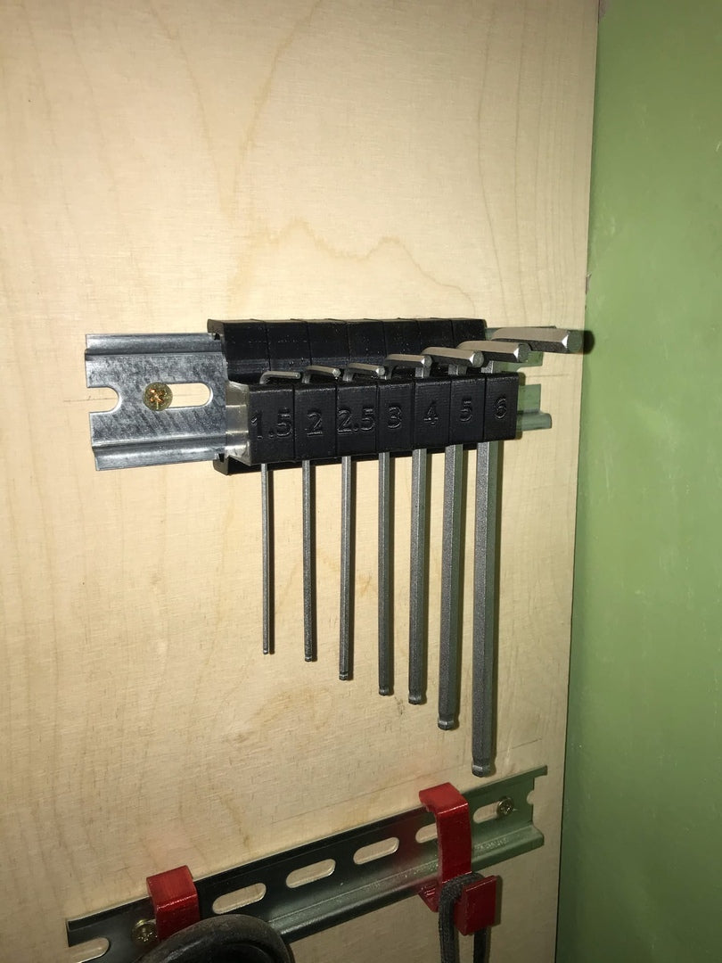 Soportes de herramientas para rieles DIN