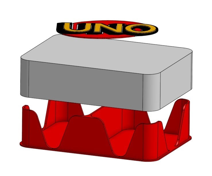 Caja de almacenamiento robusta para tarjetas de juego
