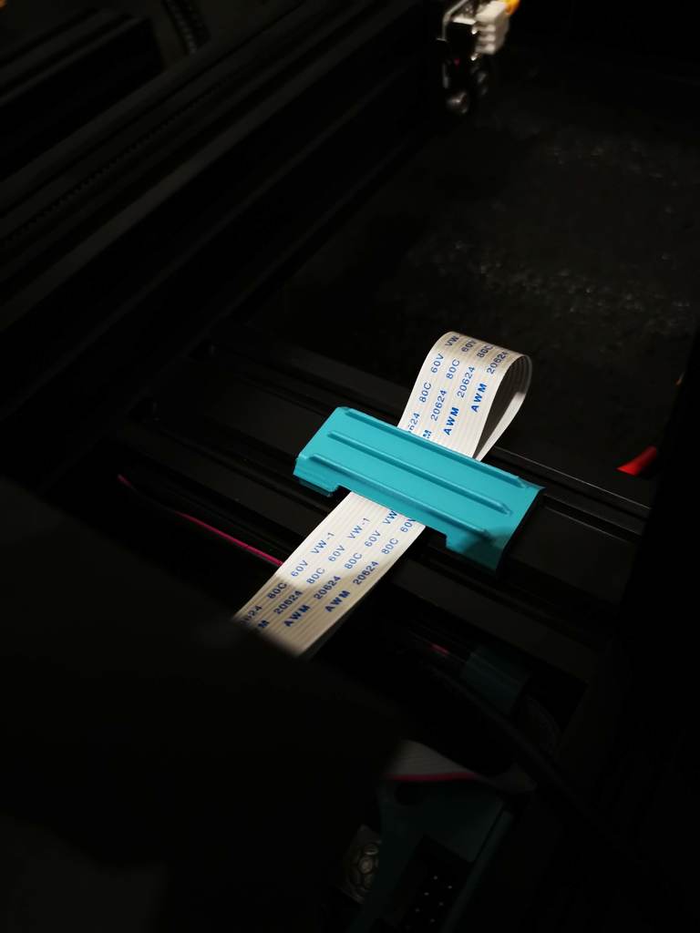 Soporte de cable Ender 3 con doble agarre para perfil 4040