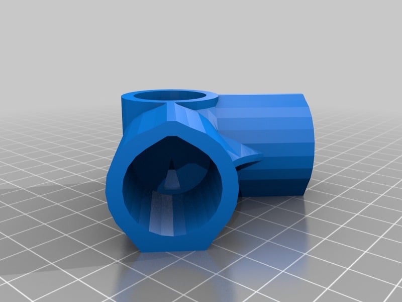 Codo de ángulo de 3 vías para tubo de PVC de 1/2 pulgada