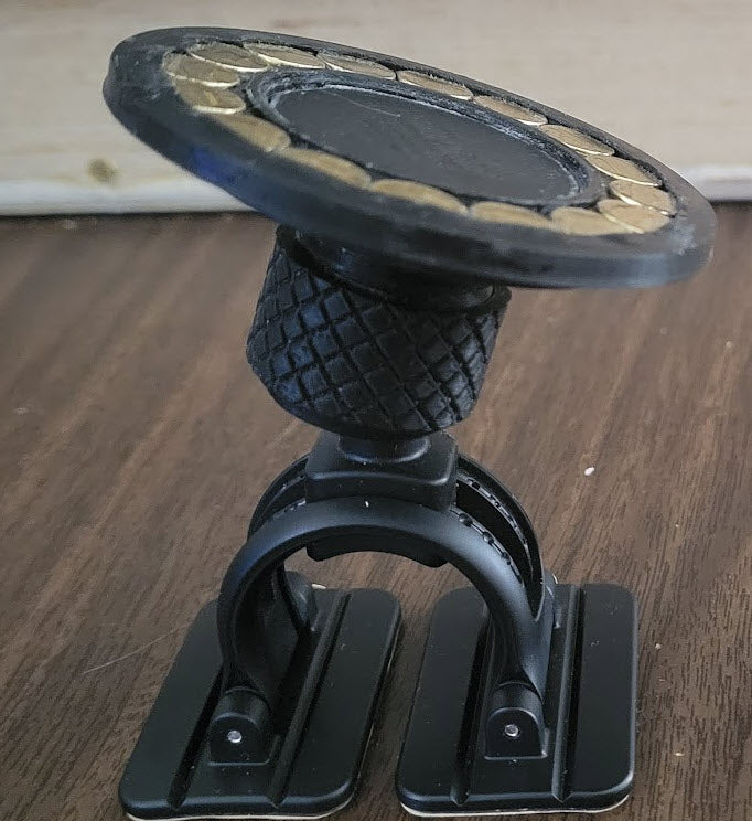 Soporte para teléfono de coche Magsafe de 2 partes con 16 imanes