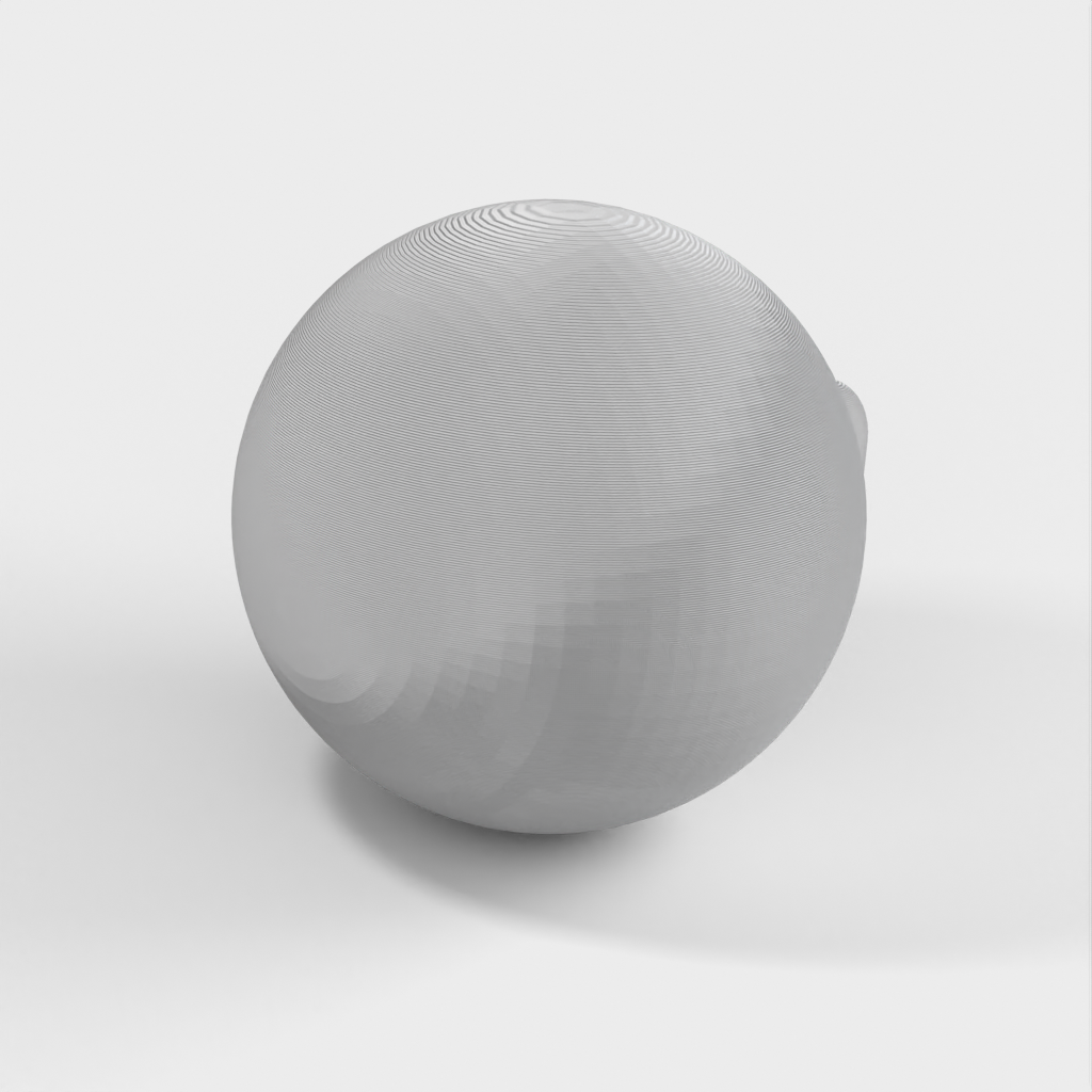 Puzzle impreso en 3D con bola