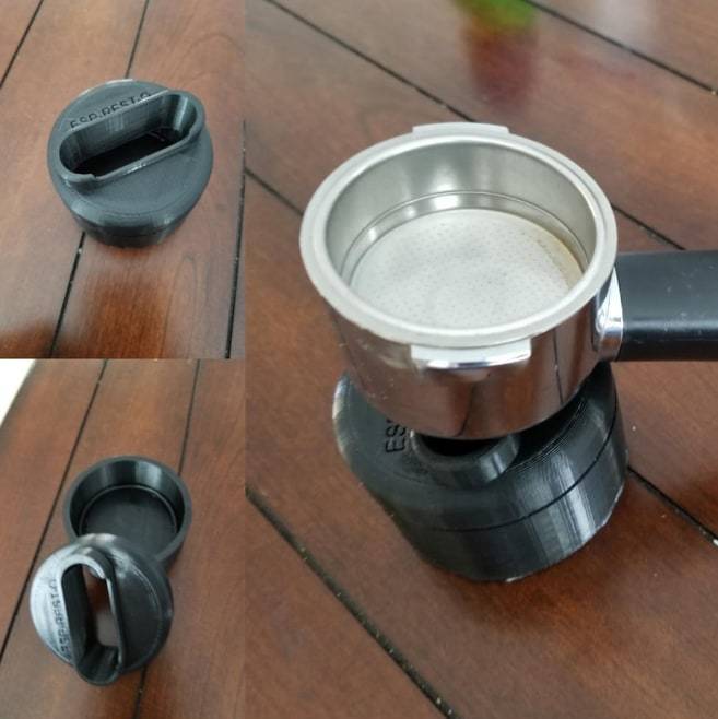 Esp-Rest-O – Práctica taza de goteo para portafiltro de espresso
