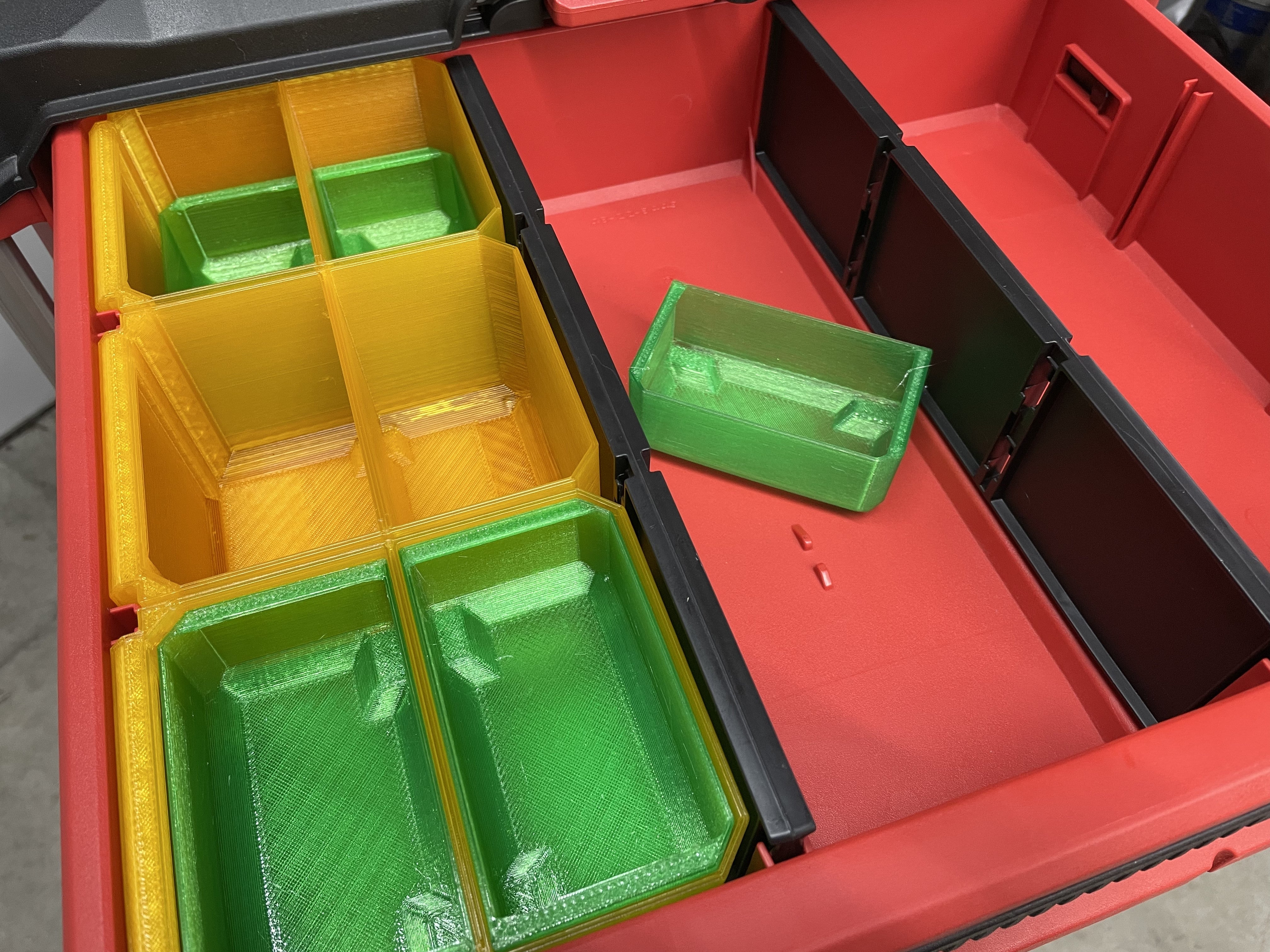 Bandejas para el juego de herramientas de 3 cajones Milwaukee PACKOUT