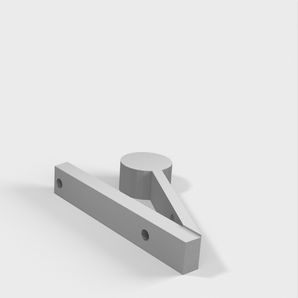 Tope de puerta con muelle para montaje en puerta o pared
