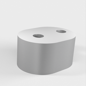 Soporte de pared/soporte para barra de cortina Ikea RACKA 19mm
