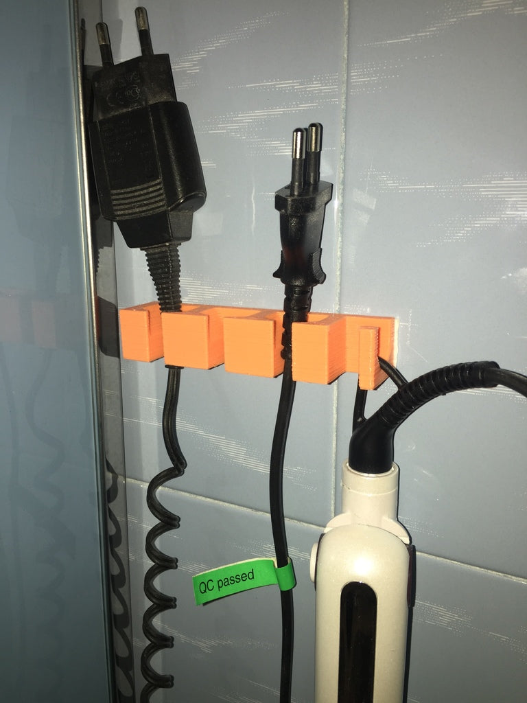 Soporte para cables con gancho para 3 cables