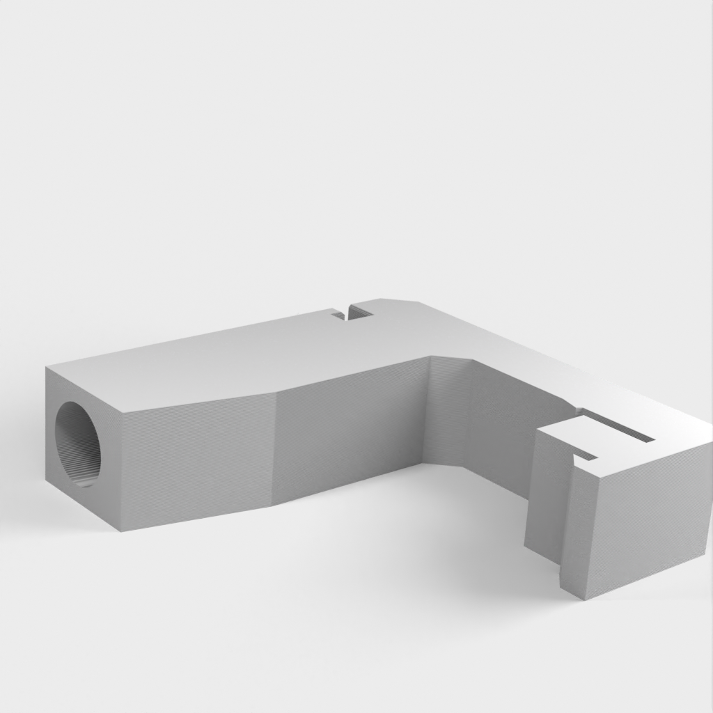 Soporte universal para destornilladores debajo del estante con riel en U de 6 mm