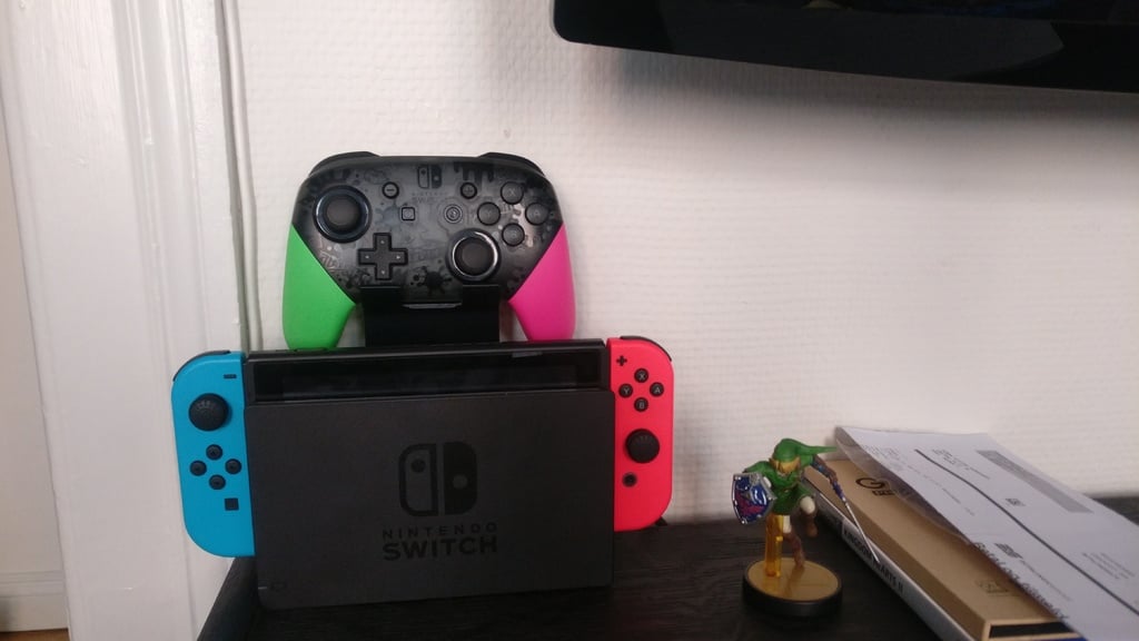 Soporte del controlador Nintendo Switch Pro para base