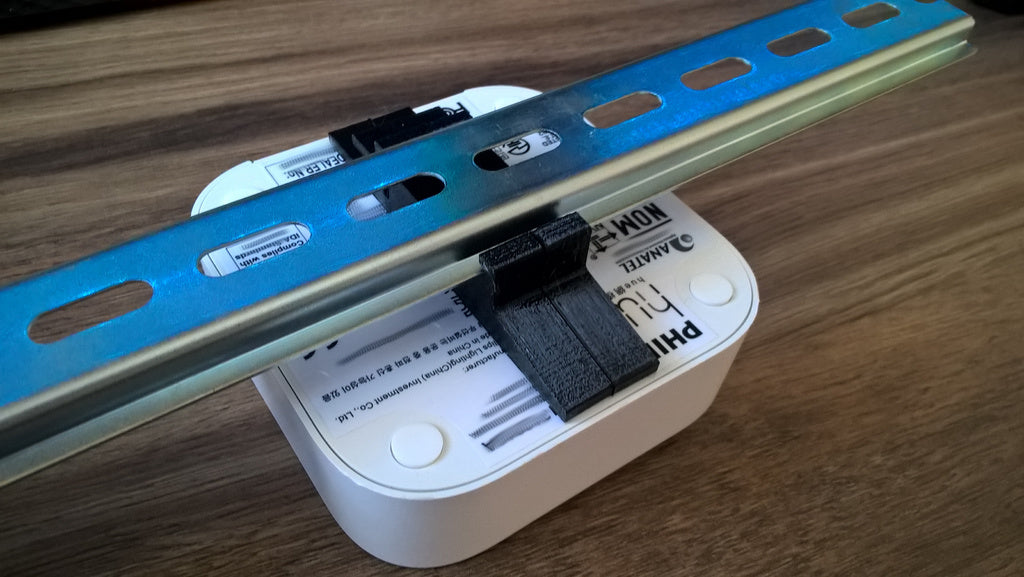 Soporte de carril DIN para Philips Hue Bridge