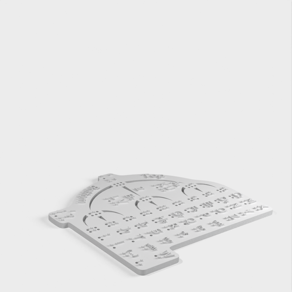 BrailleTree Visio-Táctil Ayuda Mnemotécnica para el Aprendizaje del Braille