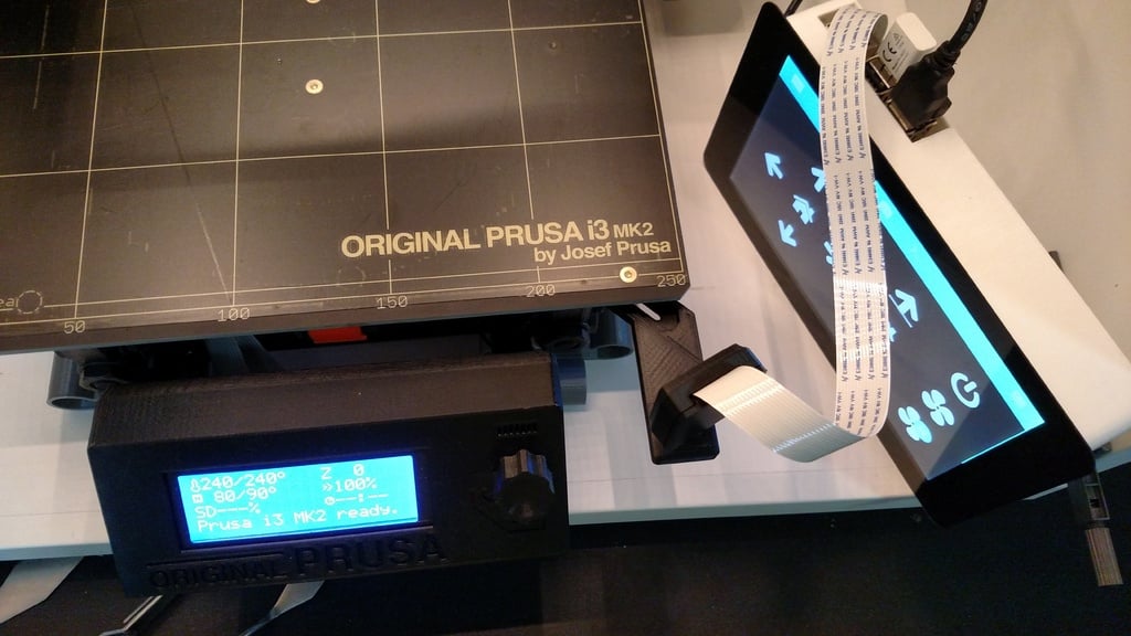 Soporte de cámara Prusa MK2 para Raspberry Pi