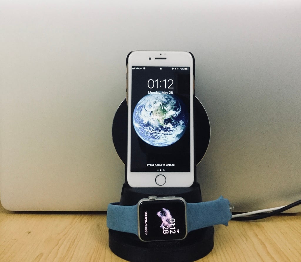 Base de carga inalámbrica para iPhone y Apple Watch