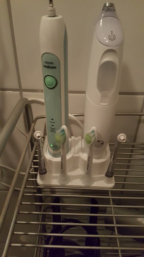 Base de carga doble Philips Sonicare para cepillos de dientes y Airfloss