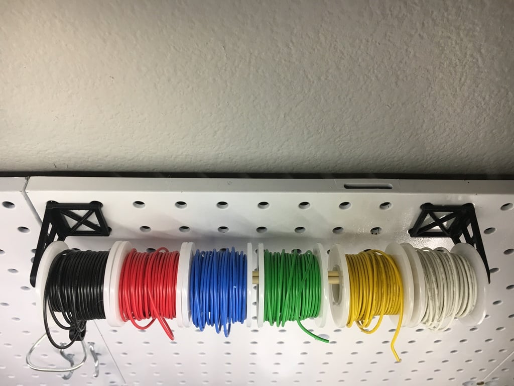Soporte de alambre para tablero de clavijas