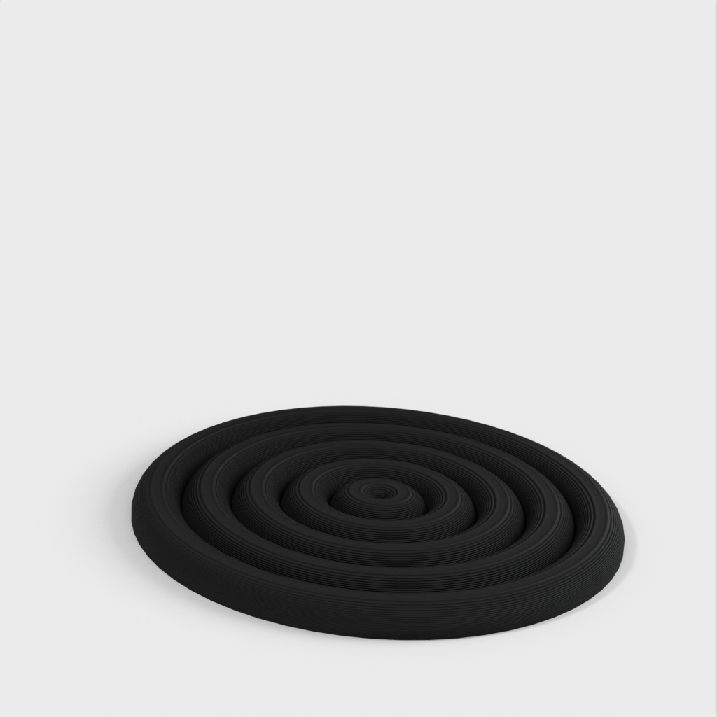 Posavasos circular minimalista