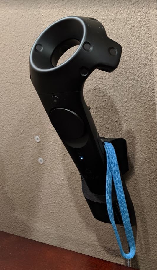 Soporte de pared para controlador HTC Vive con función de carga
