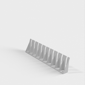 Soporte de cable de pared con conector banana