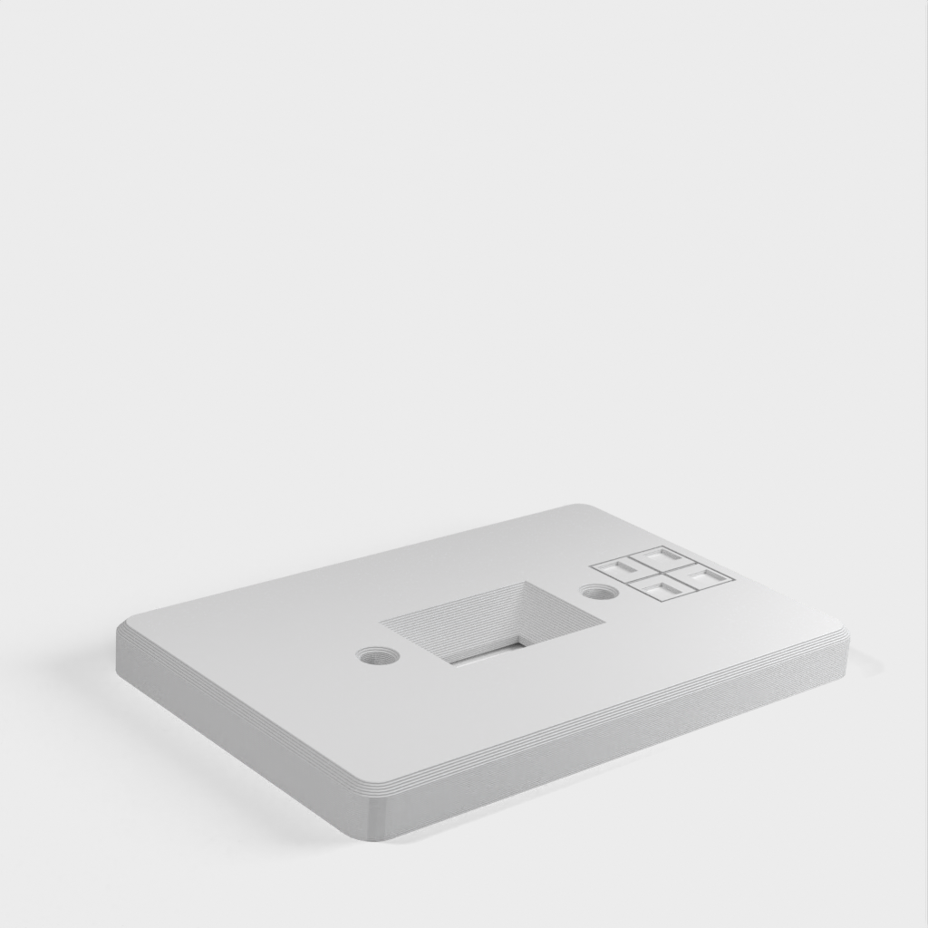 Placa de interruptor de luz con soporte de mando de 4 botones 433MHz/Sonoff