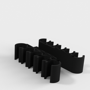Soporte para dardos Nerf 5x2 V1 para riel táctico
