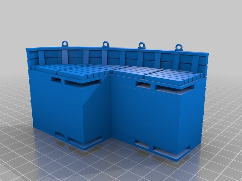 Miniatura de barco de 28 mm, PARTE 2: Cubiertas elevadas