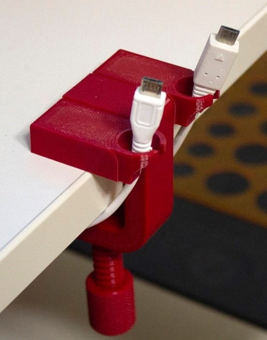 Soporte de cable ajustable para una gestión eficiente de cables