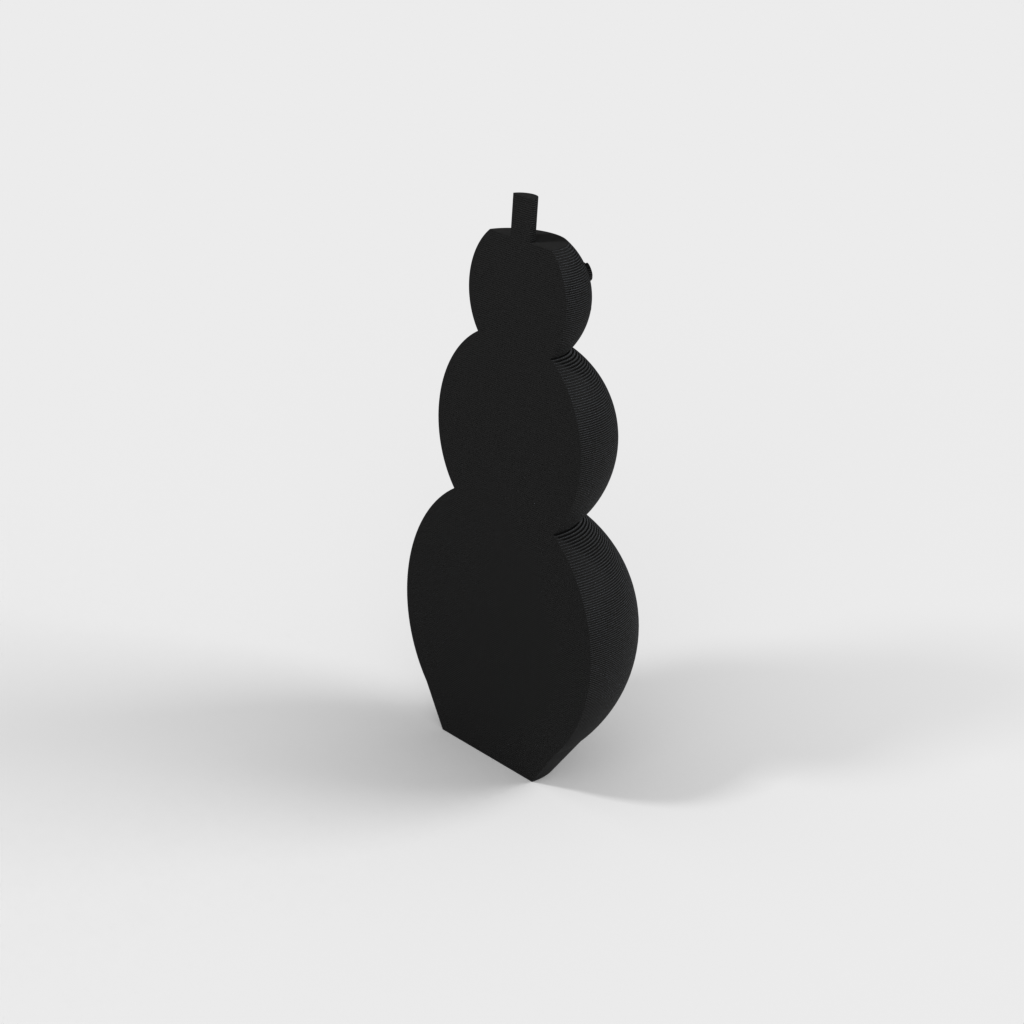 Muñeco de nieve modular personalizable