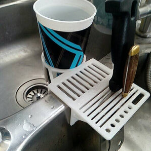 Organizador de fregadero de cocina para detergente y utensilios