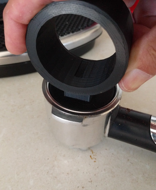 Embudo de café y tamper para espresso