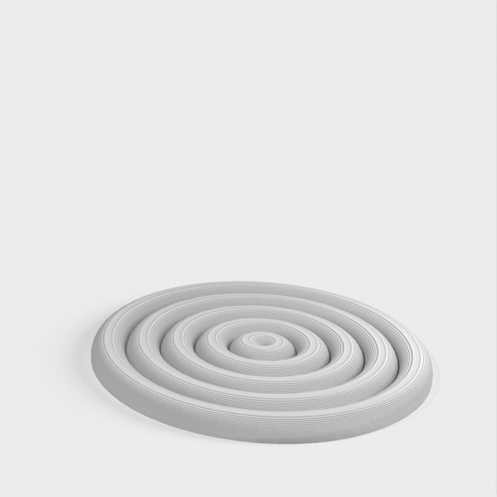 Posavasos circular minimalista
