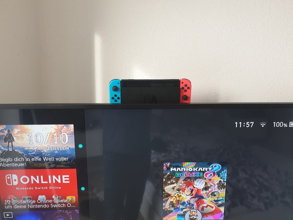 Soporte de pared VESA para Nintendo Switch Dock