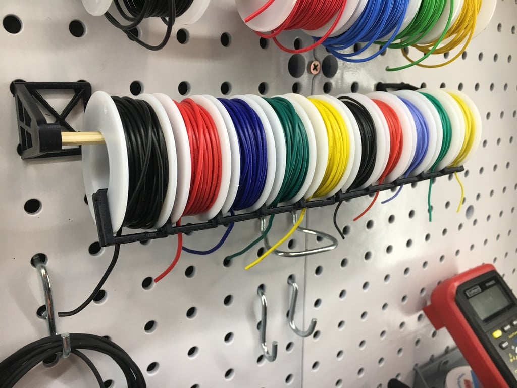 Soporte de alambre para tablero de clavijas