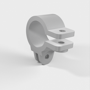 Soporte de montaje GoPro de 23,3 mm para luz de bicicleta