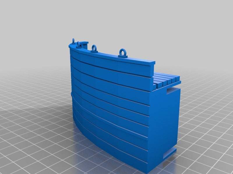 Miniatura de barco de 28 mm, PARTE 2: Cubiertas elevadas