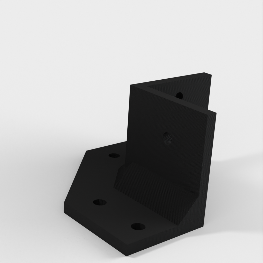 Soporte de esquina de 50 mm para Ikea LACK Rack