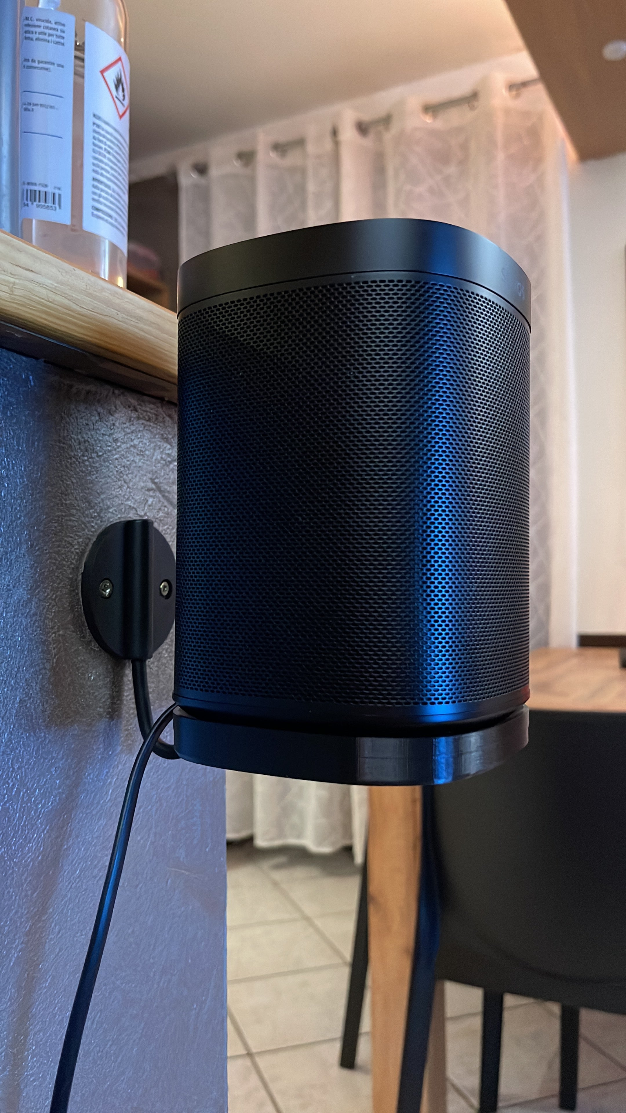 Soporte de pared para Sonos One (2ª generación) con gancho de pared JBL