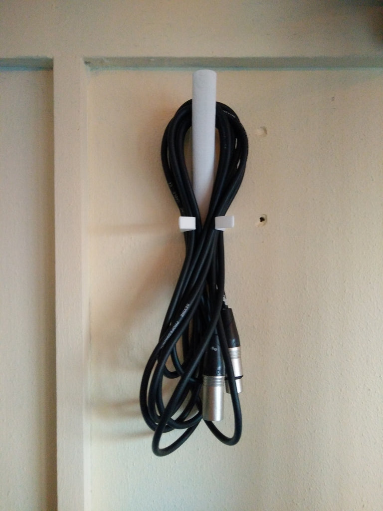 Ganchos para cables de música - Organización de cables de música