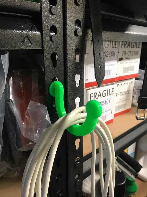 Gancho de cable para sistema de estanterías de pallets - Fuerte y práctico