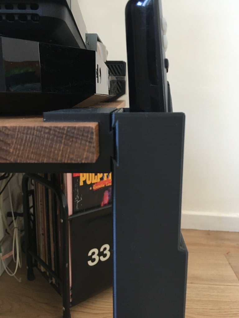 Soporte de mando a distancia para estantería de 19 mm