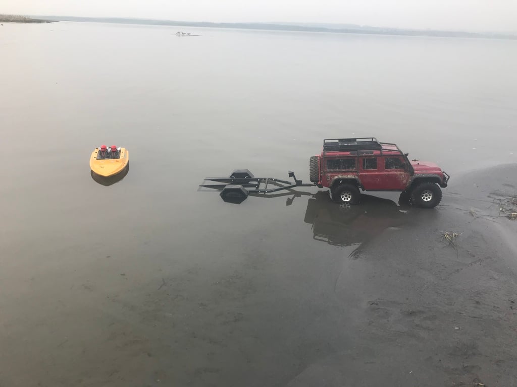Remolque para barco a escala RC