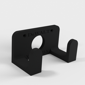 Soporte de pared para taladro y destornillador de impacto Dewalt XR de 18 V