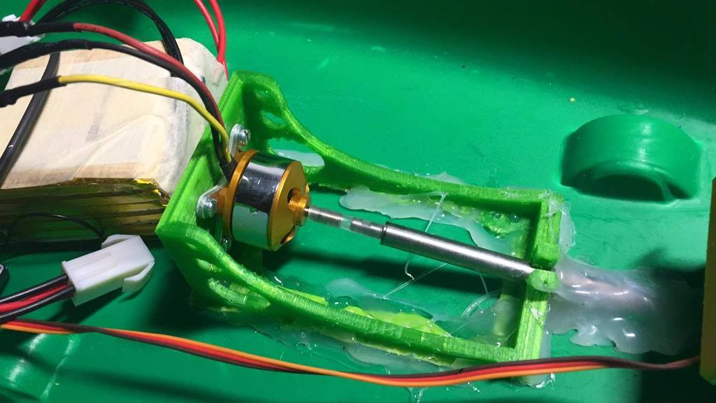 Soporte de montaje sin escobillas para barco RC