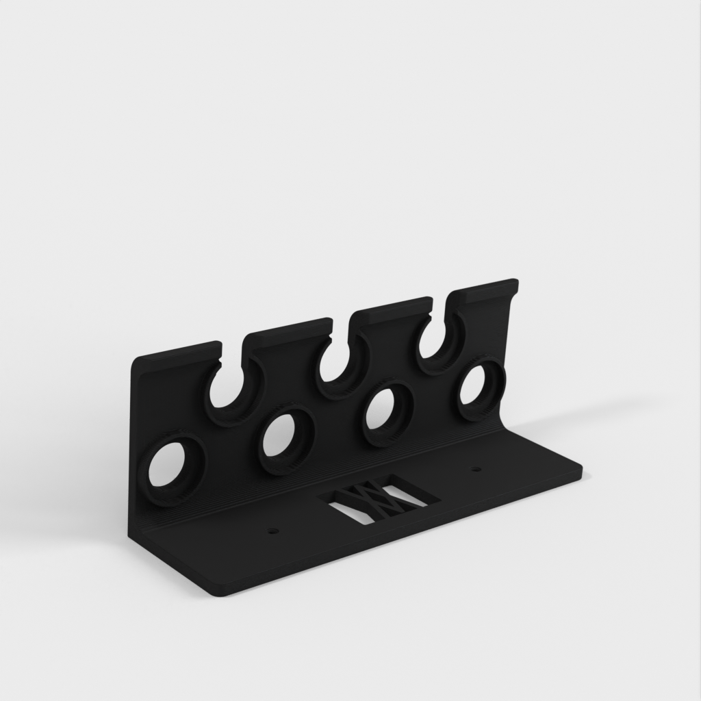 Portaherramientas para juego de destornilladores de llave inglesa de 7 piezas para tornillos o tablero perforado