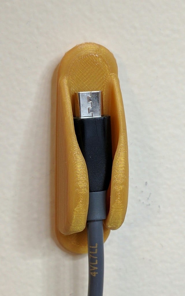 Soporte de pared práctico para cables y cables USB
