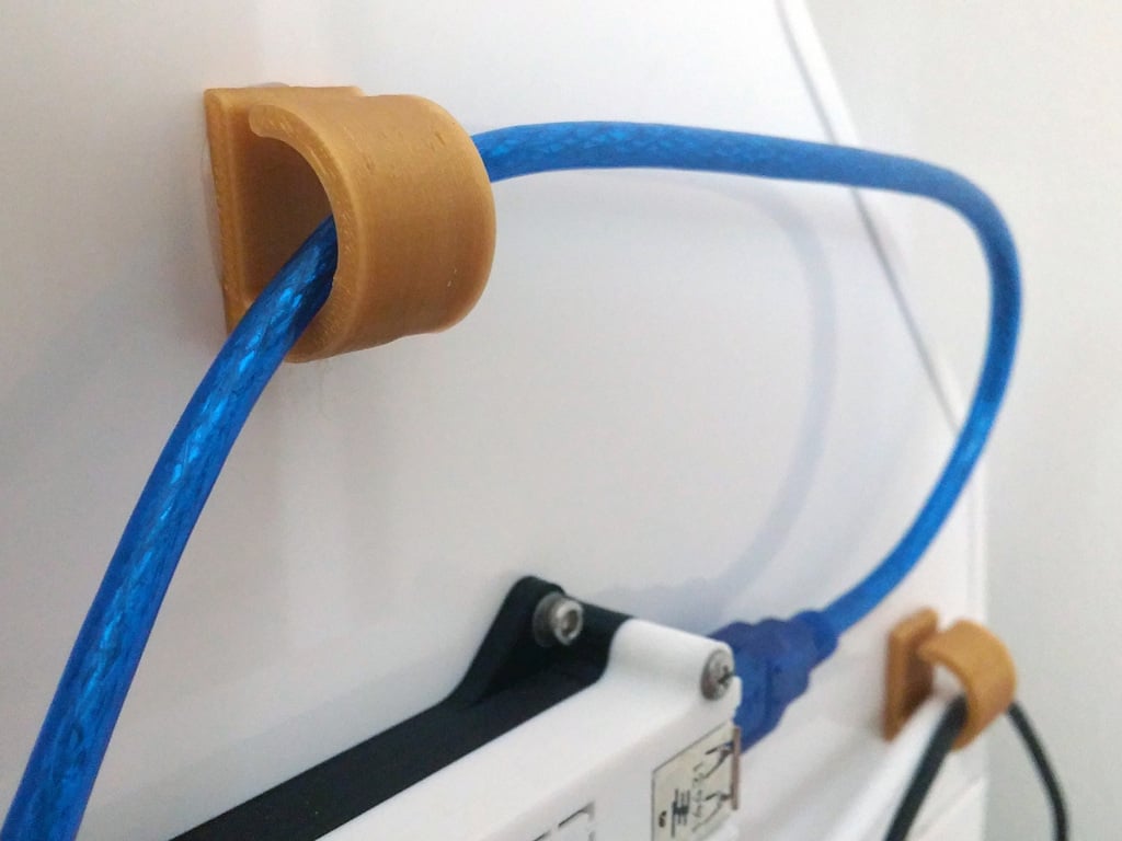 Organizador de cables y clip de alambre adhesivo - 16 mm