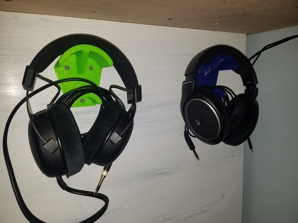 Soporte para auriculares con almacenamiento de cables