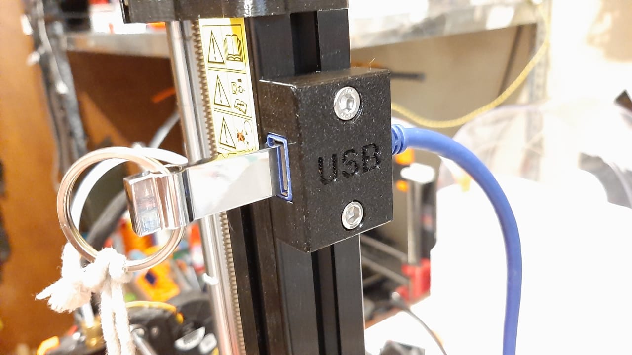 Soporte para cable USB para extrusión Original Prusa Mini 3030
