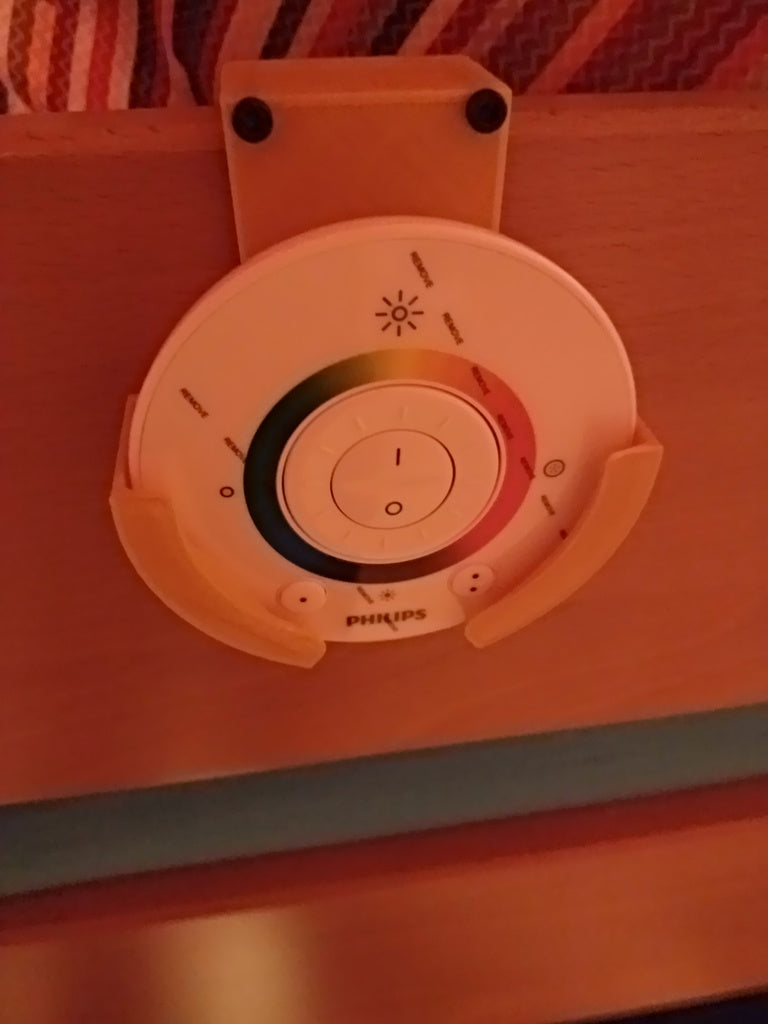 Soporte seguro para el mando a distancia de Philips Hue