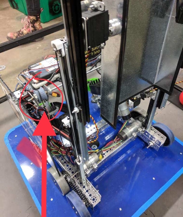 Carrete para elevador de deslizamiento lineal - FTC Tetrix Robotics
